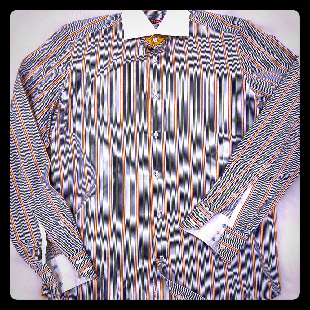 Robert graham men’s shirt 38, 16” neck